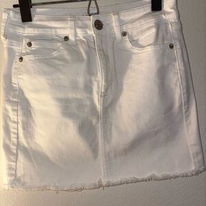 SOLD American Eagle Outfitters Crisp White Denim Skirt